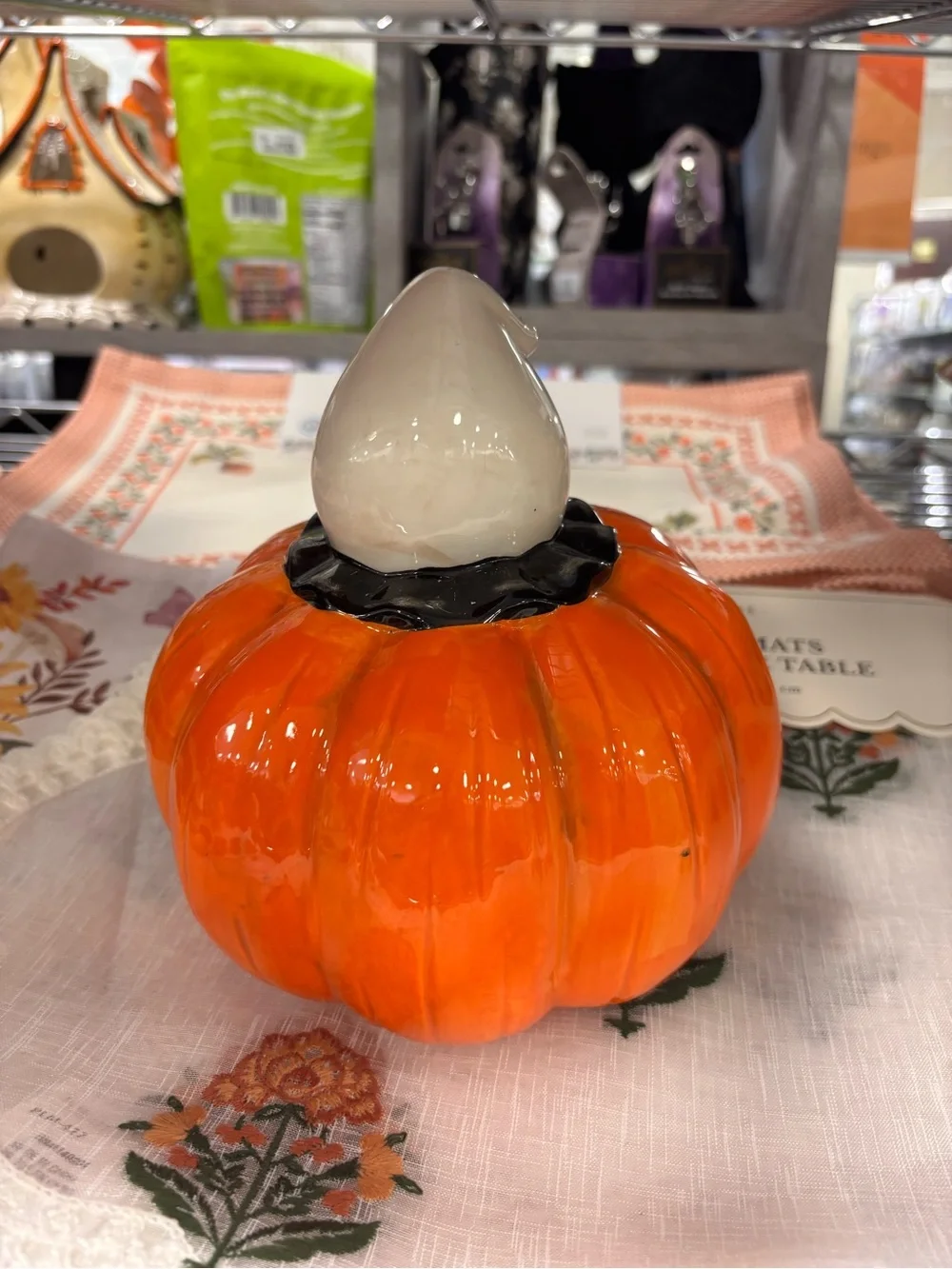 Johanna Parker Vintage Style Ceramic Jack-o'-Lantern